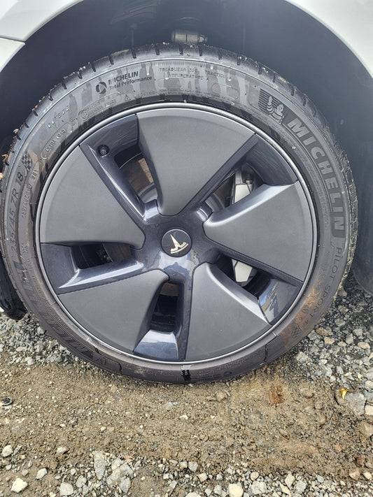 Set of Tesla Mag Wheels and Tyres