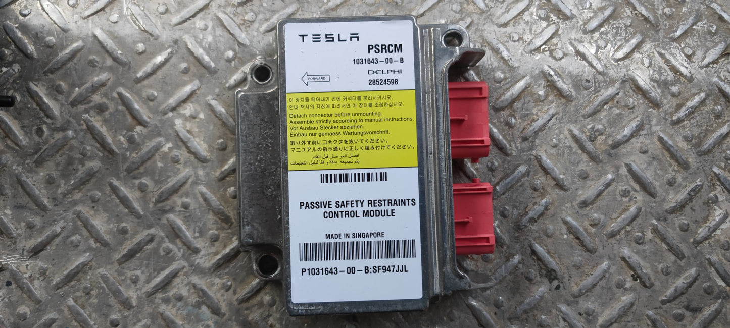 Tesla Model S Restraint control module