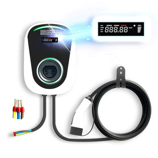 Smart EV -  Fast charger 32A 7.6kw - Wall Mounted TYPE 1